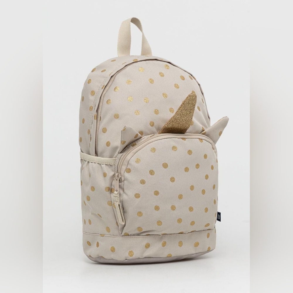 GAP 'MONSOON' Polka Dot Unicorn Backpack Neutral + Gold